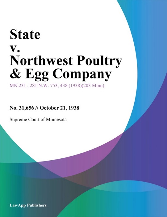 State v. Northwest Poultry & Egg Company.