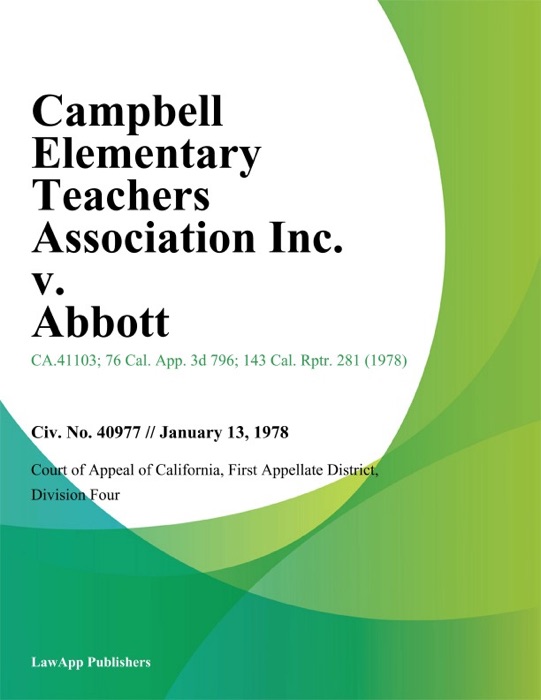 Campbell Elementary Teachers Association Inc. v. Abbott