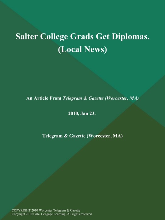 Salter College Grads Get Diplomas (Local News)