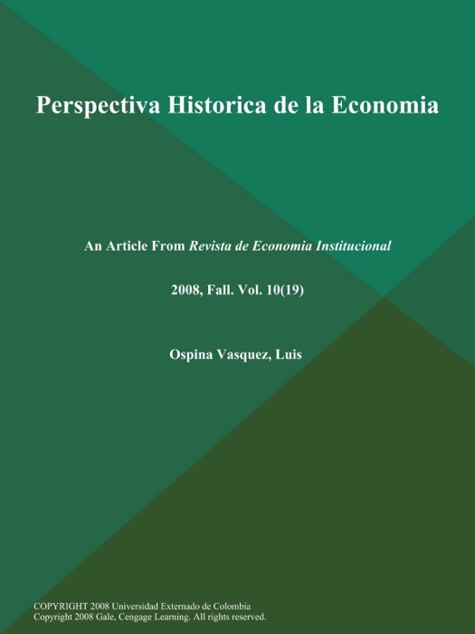 Perspectiva Historica de la Economia