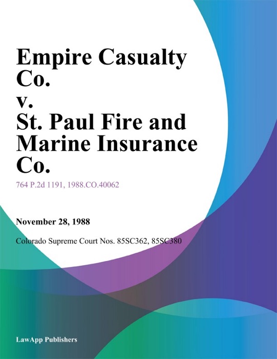 Empire Casualty Co. V. St. Paul Fire And Marine Insurance Co.