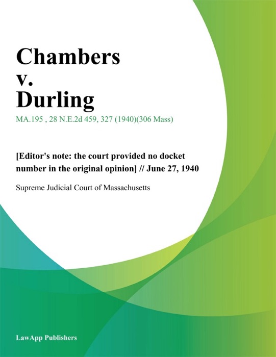 Chambers v. Durling