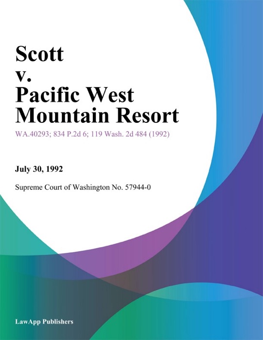 Scott V. Pacific West Mountain Resort