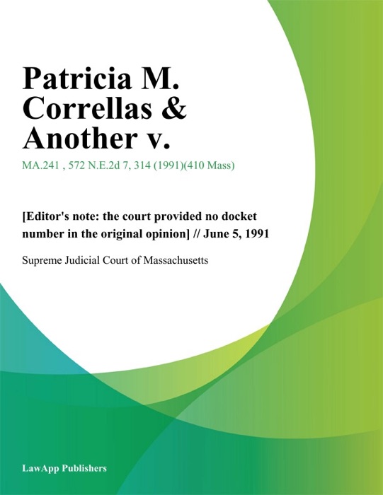 Patricia M. Correllas & Another v.