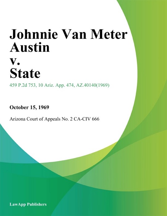 Johnnie Van Meter Austin V. State