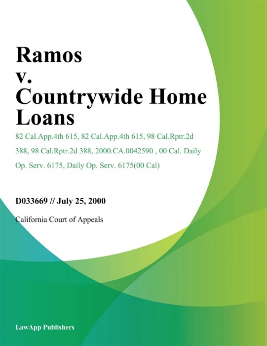 Ramos v. Countrywide Home Loans