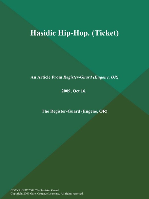 Hasidic Hip-Hop (Ticket)