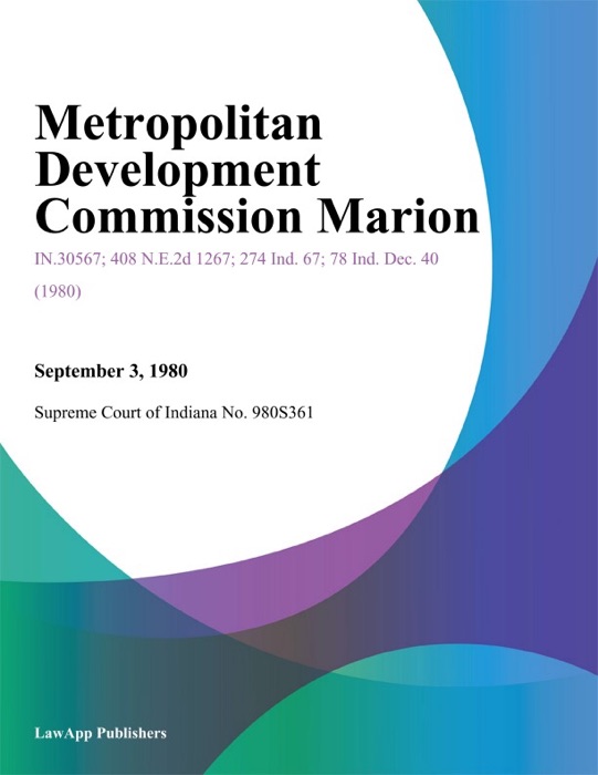 Metropolitan Development Commission Marion