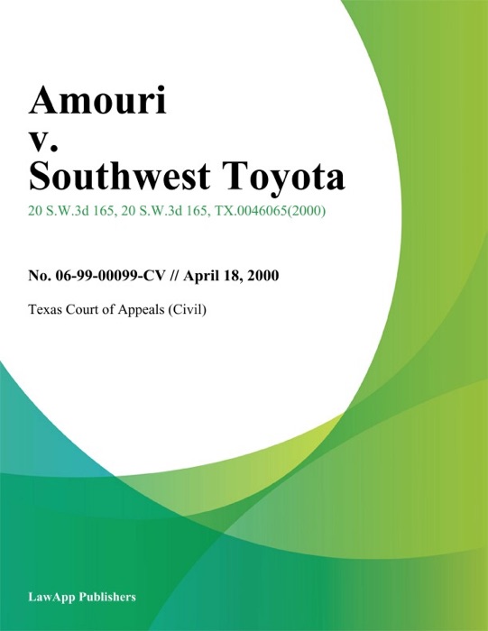 Amouri V. Southwest Toyota