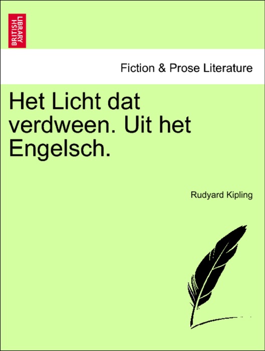 Het Licht dat verdween. Uit het Engelsch.