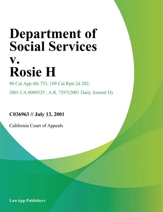 Department of Social Services v. Rosie H.