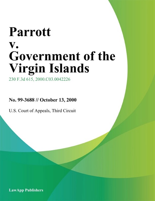 Parrott V. Government Of The Virgin Islands