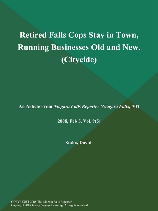 Retired Falls Cops Stay in Town, Running Businesses Old and New (Citycide)