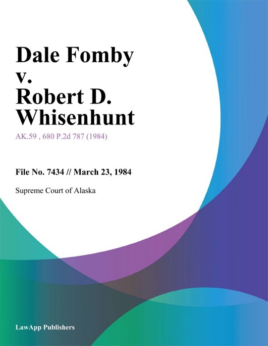 Dale Fomby v. Robert D. Whisenhunt