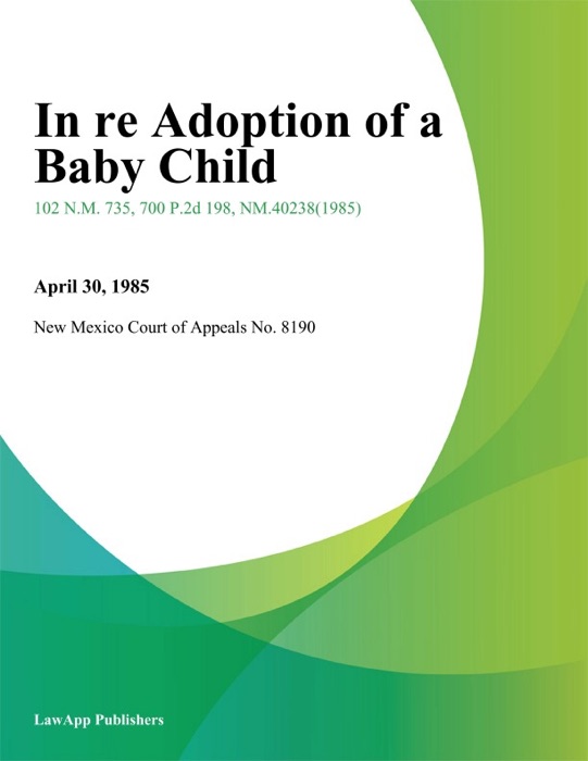 In Re Adoption of a Baby Child