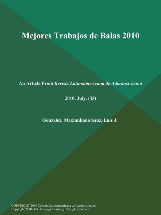 Mejores Trabajos de Balas 2010