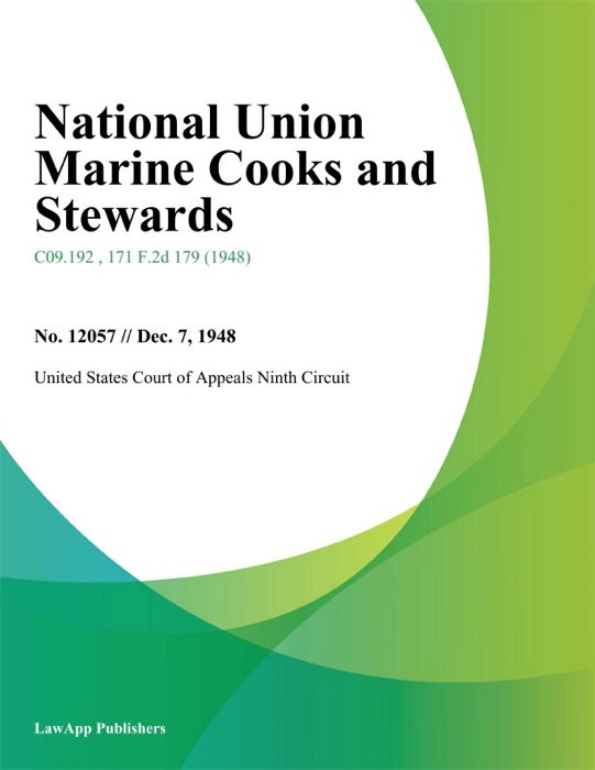 National Union Marine Cooks and Stewards