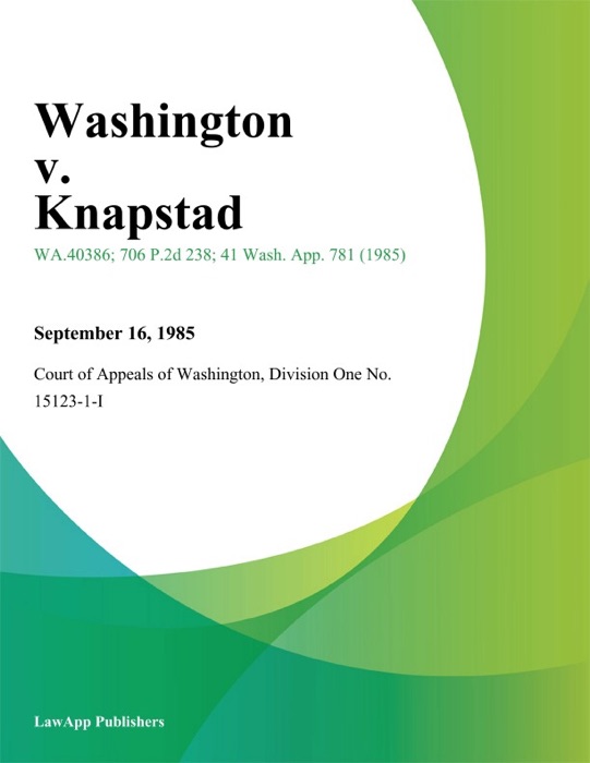 Washington V. Knapstad