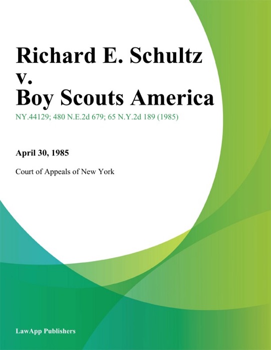 Richard E. Schultz v. Boy Scouts America