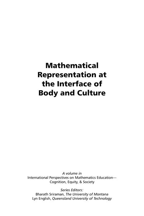 Mathematical Representation at the Interface of Body and Culture