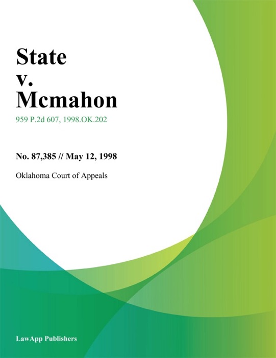 State v. Mcmahon