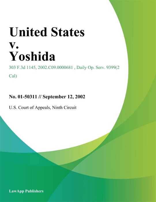 United States v. Yoshida