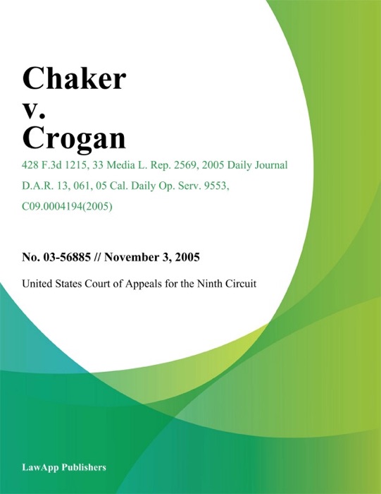 Chaker v. Crogan