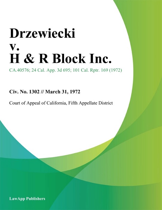 Drzewiecki v. H & R Block Inc.