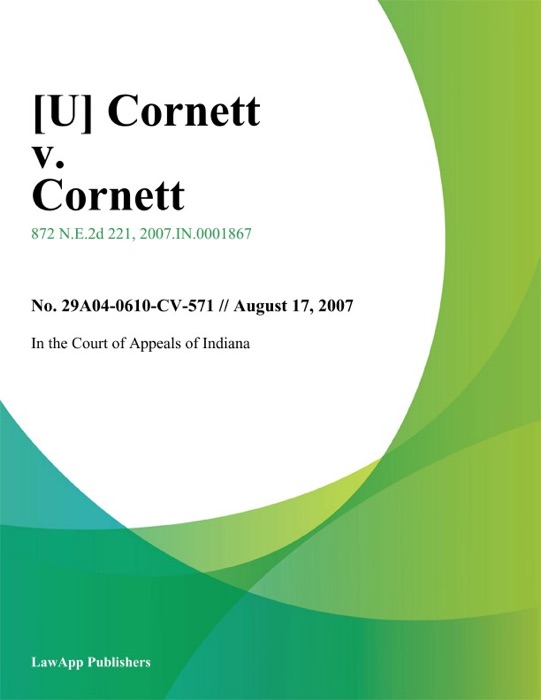 Cornett v. Cornett