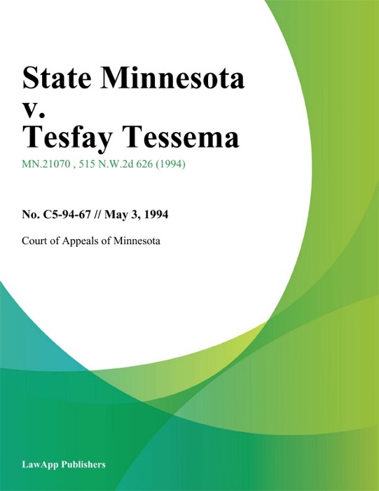 State Minnesota v. Tesfay Tessema