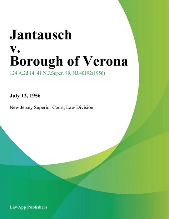 Jantausch v. Borough of Verona