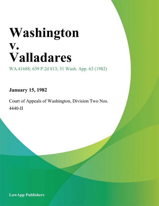 Washington V. Valladares