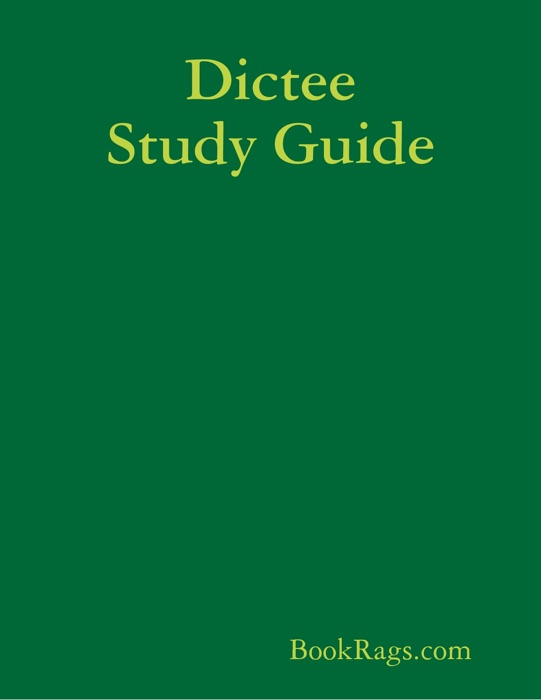 Dictee Study Guide