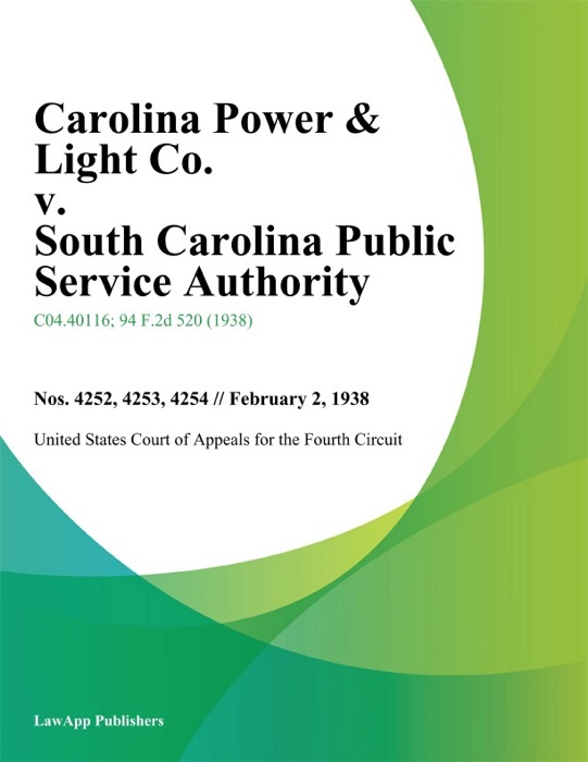 Carolina Power & Light Co. v. South Carolina Public Service Authority