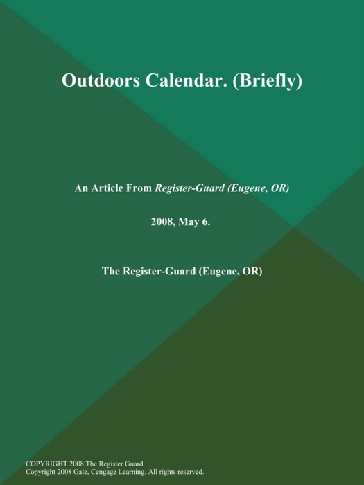 Outdoors Calendar (Briefly)