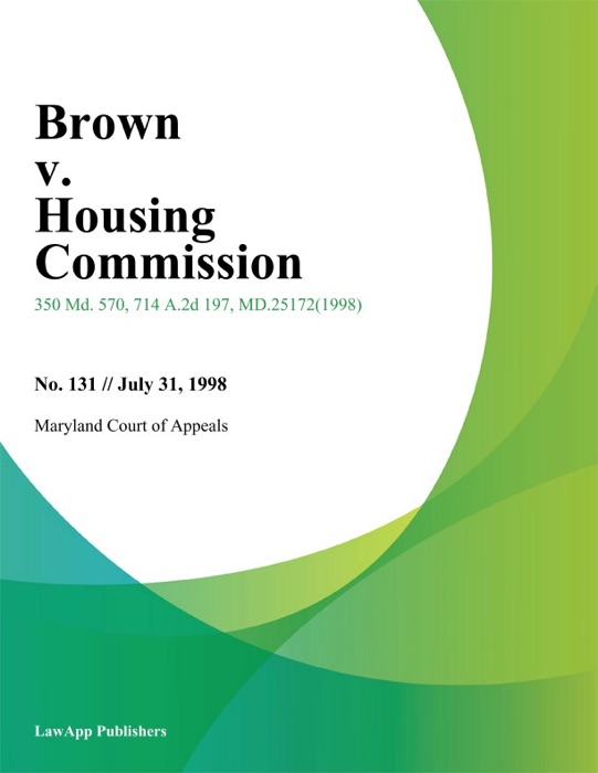 Brown v. Housing Commission