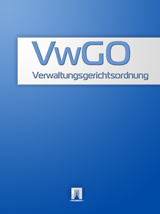 Verwaltungsgerichtsordnung - VwGO