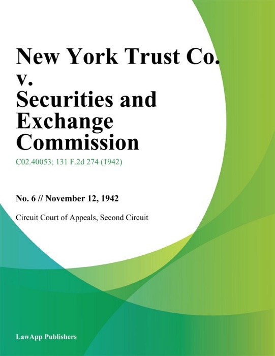 New York Trust Co. v. Securities and Exchange Commission