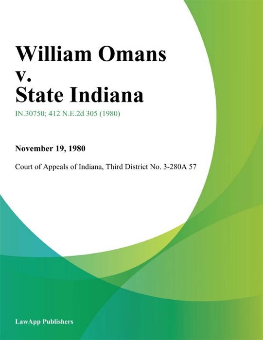 William Omans v. State Indiana