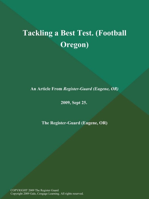 Tackling a Best Test (Football Oregon)