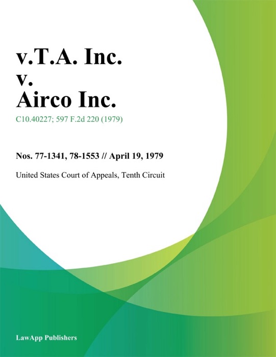 V.T.A. Inc. v. Airco Inc.