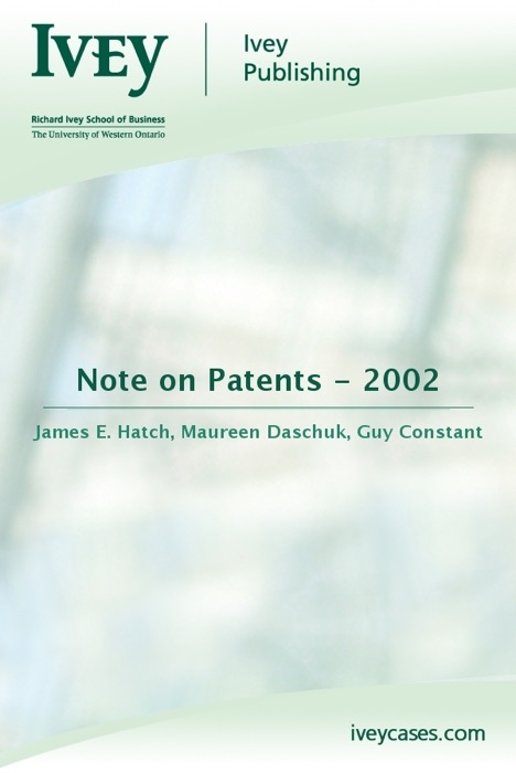 Note on Patents - 2002