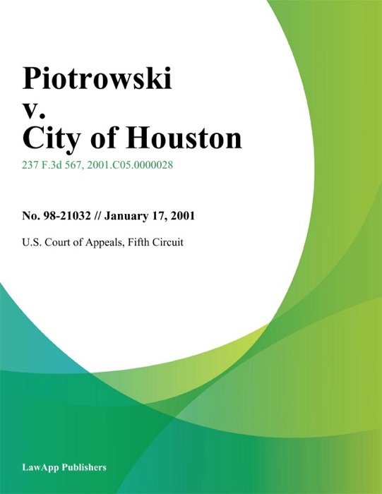 Piotrowski v. City of Houston