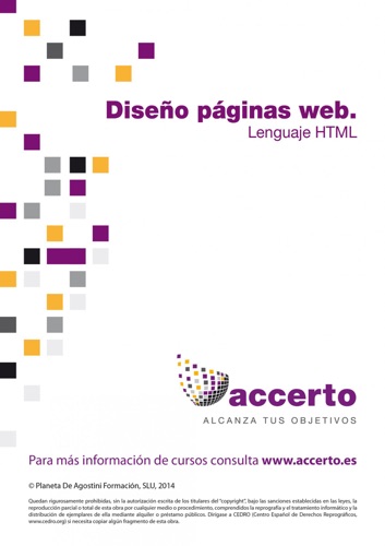 Diseo pginas web El lenguaje HTML