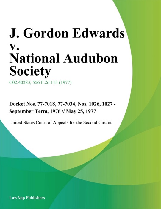 J. Gordon Edwards v. National Audubon Society
