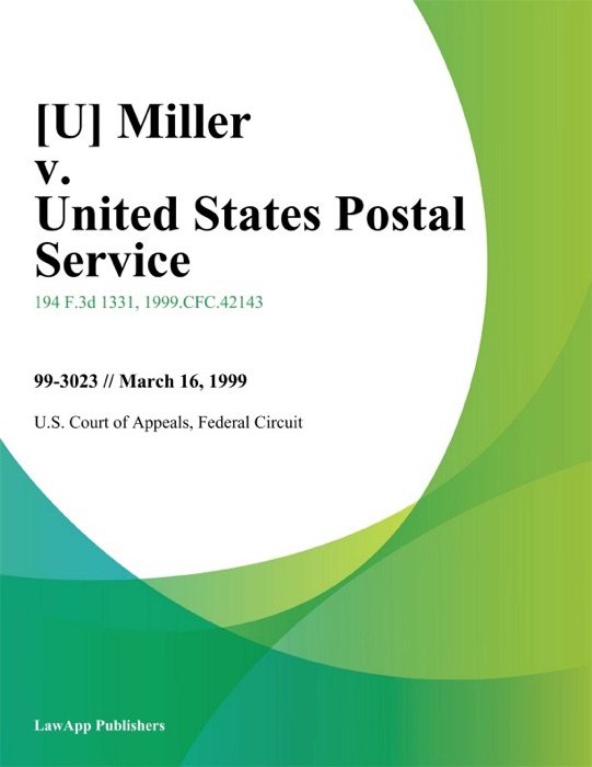 Miller v. United States Postal Service