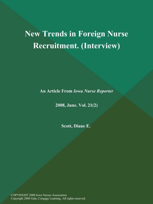 New Trends in Foreign Nurse Recruitment (Interview)