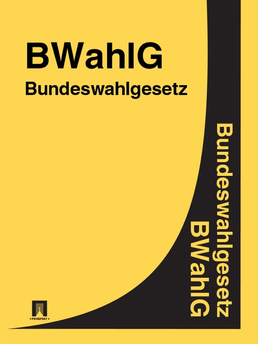 Bundeswahlgesetz - BWahlG