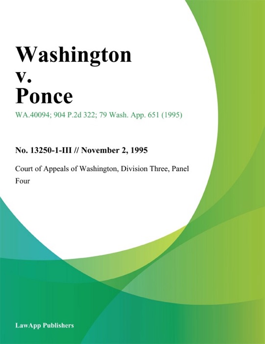 Washington v. Ponce