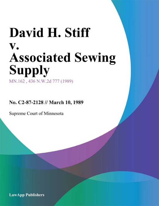 David H. Stiff v. Associated Sewing Supply